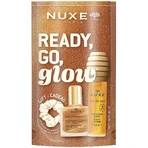 Набір Nuxe Ready Go Glow, медова олія для губ, 10 мл + суха олія, 10 мл + резинка для волосся: ціни та характеристики