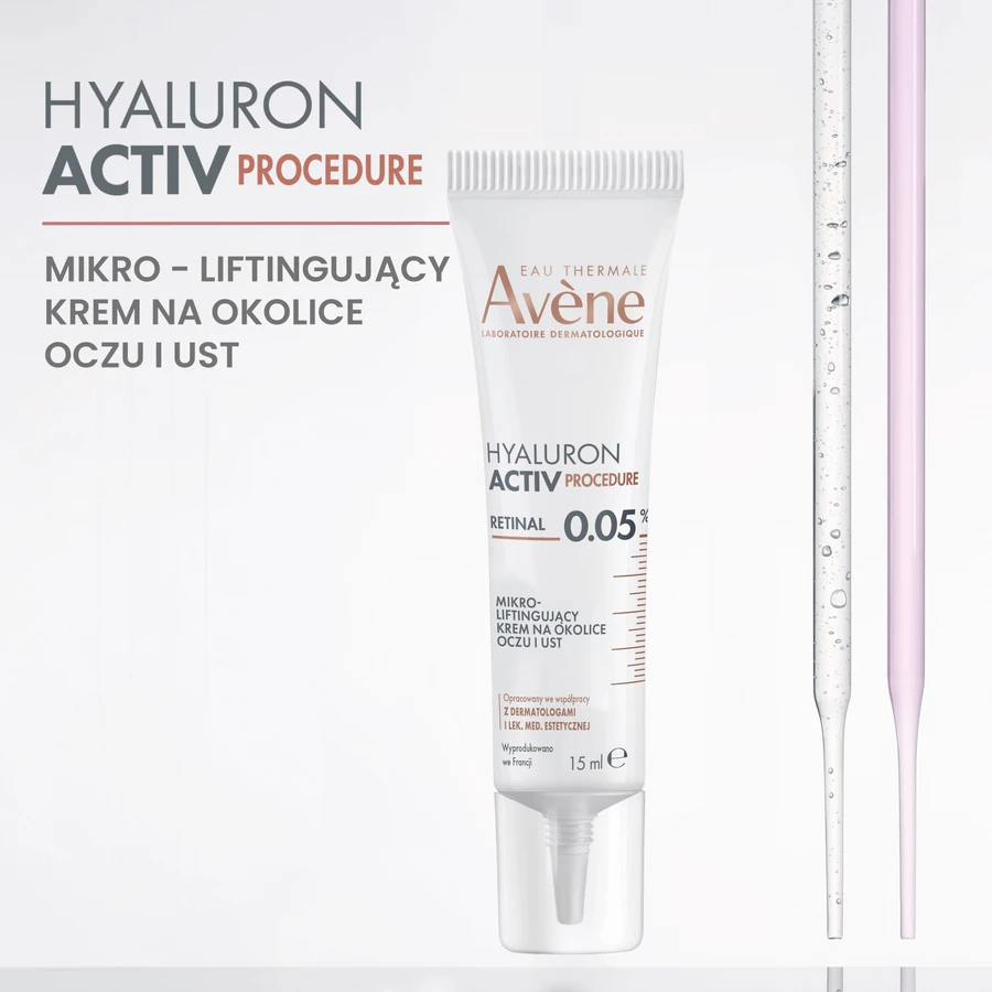 Avene Hyaluron Activ Procedure Micro, крем для ліфтингу зморшок навколо очей та губ, 15 мл: ціни та характеристики