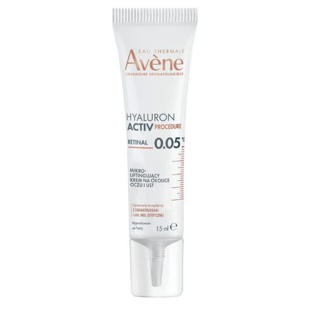 Avene Hyaluron Activ Procedure Micro, крем для ліфтингу зморшок навколо очей та губ, 15 мл: ціни та характеристики