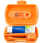 Curaprox Kids, дорожный набор, оранжевый: цены и характеристики