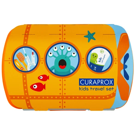 Curaprox Kids, дорожный набор, оранжевый: цены и характеристики