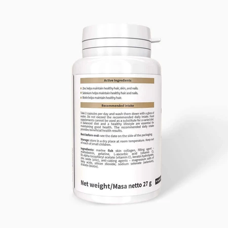 Noble Health Рыбный коллаген + кератин, 60 капсул: цены и характеристики