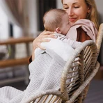 BabyOno, хлопковое одеяло с подкладкой, серое, 75 см x 100 см, 1 шт.: цены и характеристики