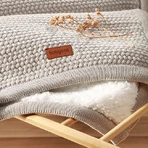 BabyOno, хлопковое одеяло с подкладкой, серое, 75 см x 100 см, 1 шт.: цены и характеристики