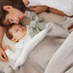 BabyOno, хлопковое одеяло с подкладкой, серое, 75 см x 100 см, 1 шт.: цены и характеристики