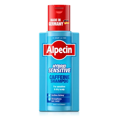 Alpecin Hybrid Caffeine, шампунь от выпадения волос, чувствительная кожа, 250 мл: цены и характеристики