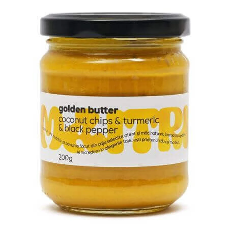 Кокосовый крем Golden Butter с куркумой и черным перцем, 200 г, Maitri: цены и характеристики