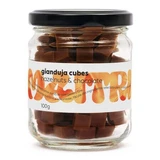 Кубики чорного шоколаду Gianduja Cubes з хрустким фундуком, 100 г, Maitri