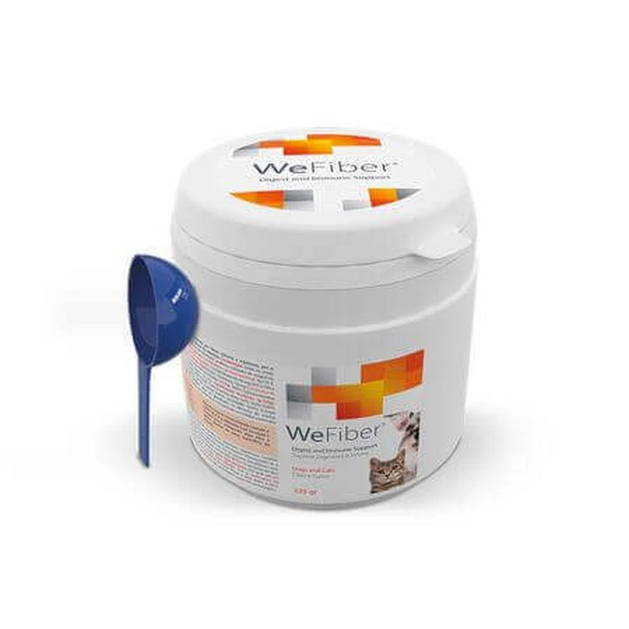 WeFiber дополнительный корм для собак и кошек, 225 г вкусный порошок, Wepharm: цены и характеристики