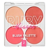Палитра румян Палитра румян Livin Bare, 4x3,7 г, Ruby Kisses