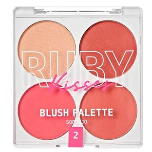 Палітра рум'ян Палітра рум'ян Livin Bare, 4х3,7 г, Ruby Kisses