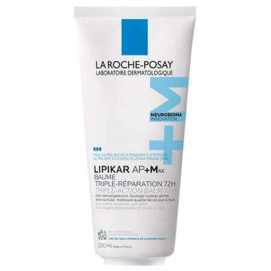 Lipikar Baume AP+Max Тройной восстанавливающий бальзам, 200 мл, La Roche-Posay: цены и характеристики