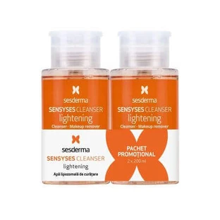 Освітлюючий лосьйон для очищення шкіри Sensyses, 2х200 мл, Sesderma