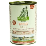 Isegrim (Изегрим) Goose with Sweet Potato Rose Hip & Wild Herbs -Консервованный корм с гусаком, бататом, шиповником и дикорастущими травами, 400 г