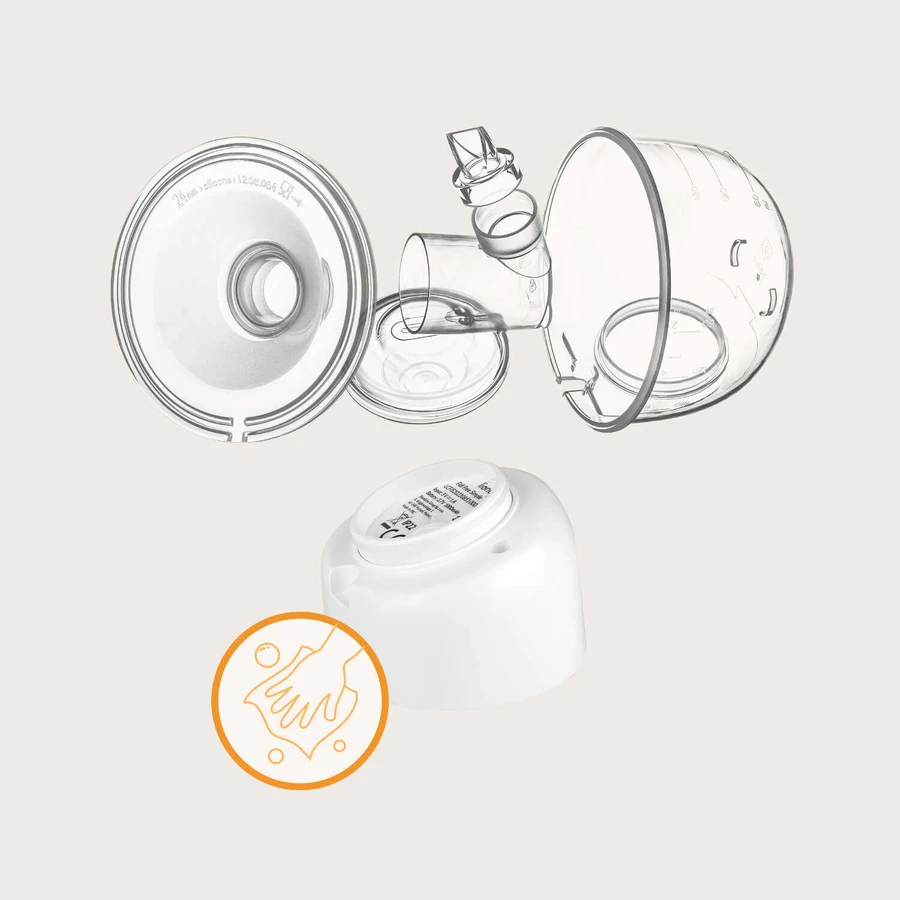 Lionelo Fidi Free Simple White Натуральний, ручний, однофазний, двофазний шкарлуподержувач Lionelo Fidi Free Simple White: ціни та характеристики