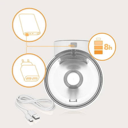 Lionelo Fidi Free Simple White Натуральний, ручний, однофазний, двофазний шкарлуподержувач Lionelo Fidi Free Simple White: ціни та характеристики