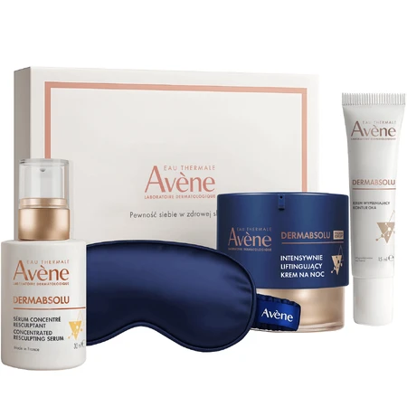 Avene Dermabsolu Advanced Firming Care Set, ліфтинговий нічний крем, 40 мл + крем для контуру очей, 15 мл + сироватка для відновлення контуру обличчя, 30 мл: ціни та характеристики
