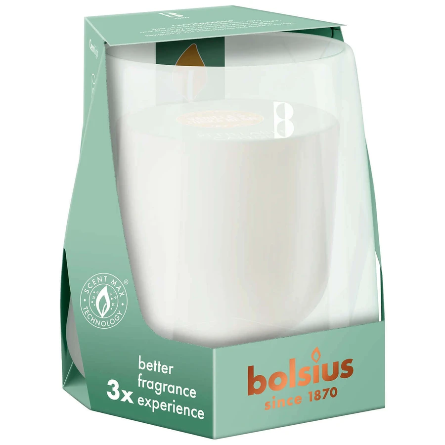 Bolsius Clean Light Vanille & Tonkaboon, стартовий набір, підсвічник + ароматизатор для свічок: ціни та характеристики