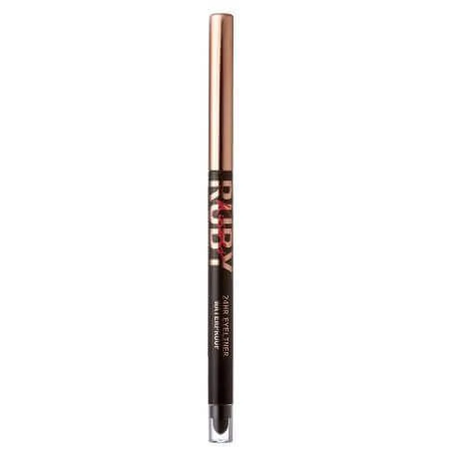 Олівець для очей 24 HR Eyeliner Водостійка підводка для очей найчорніша, 0,3 г, Ruby Kisses: ціни та характеристики
