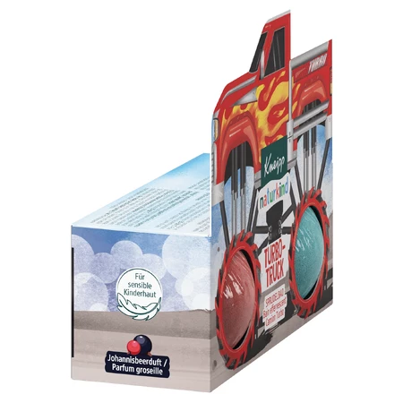 Kneipp Naturkind Turbo Truck, детские шарики для купания, смородина, 2 штуки: цены и характеристики