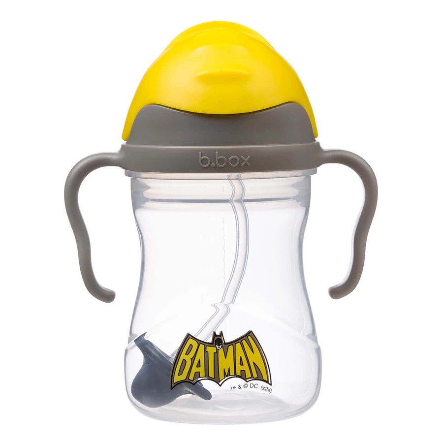 B.Box, бутылочка с соломинкой, Batman, с 6 месяцев, 240 мл: цены и характеристики
