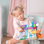 Dumel Jolly Baby, сенсорный буклет, Пушистые хвостатые питомцы, с рождения, 1 шт.: цены и характеристики