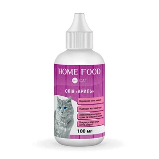 Home Food (Хоум Фуд) Олія Криль для котів, 100 мл