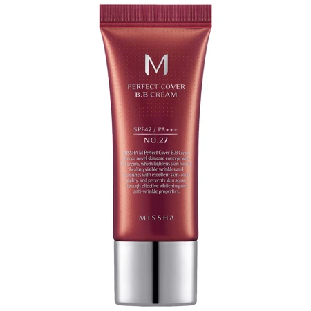 Missha M Perfect Cover, BB-крем, SPF 42, № 27 Honey Beige, 20 мл: цены и характеристики