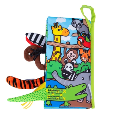 Dumel Jolly Baby, сенсорный буклет, Jungle Animals Tails, с рождения, 1 шт.: цены и характеристики