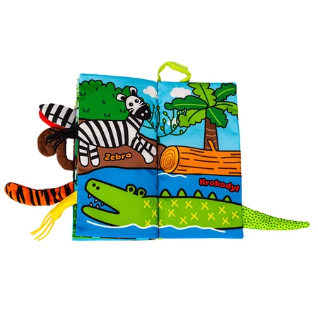 Dumel Jolly Baby, сенсорный буклет, Jungle Animals Tails, с рождения, 1 шт.: цены и характеристики