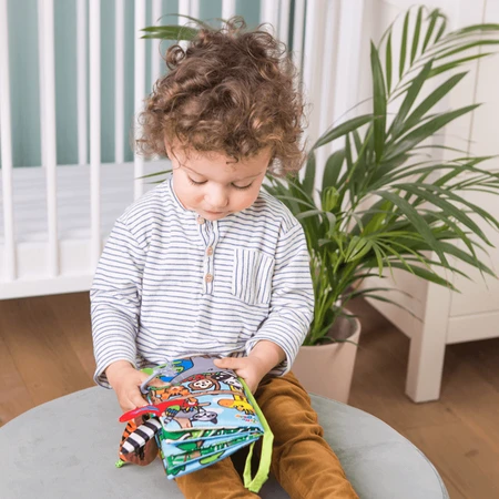 Dumel Jolly Baby, сенсорный буклет, Jungle Animals Tails, с рождения, 1 шт.: цены и характеристики
