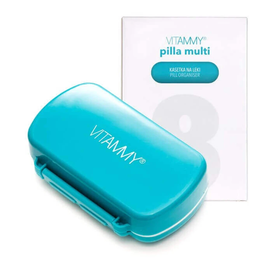Vitammy Pilla Multi, касета для ліків з 8 відділеннями різного розміру: ціни та характеристики