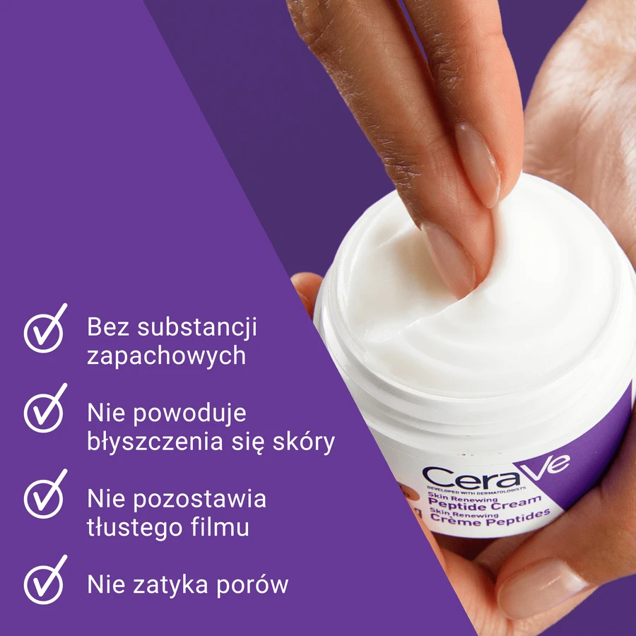 CeraVe Skin Renewing, крем для лица с пептидами, 48 г: цены и характеристики
