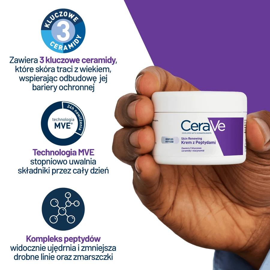 CeraVe Skin Renewing, крем для лица с пептидами, 48 г: цены и характеристики