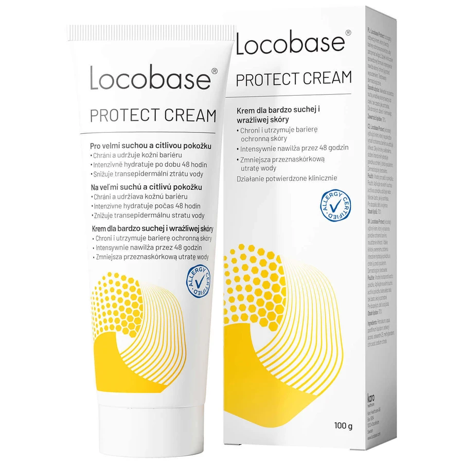 Locobase Protect (ранее Lipobase), крем для сухой и чувствительной кожи, 100 г: цены и характеристики