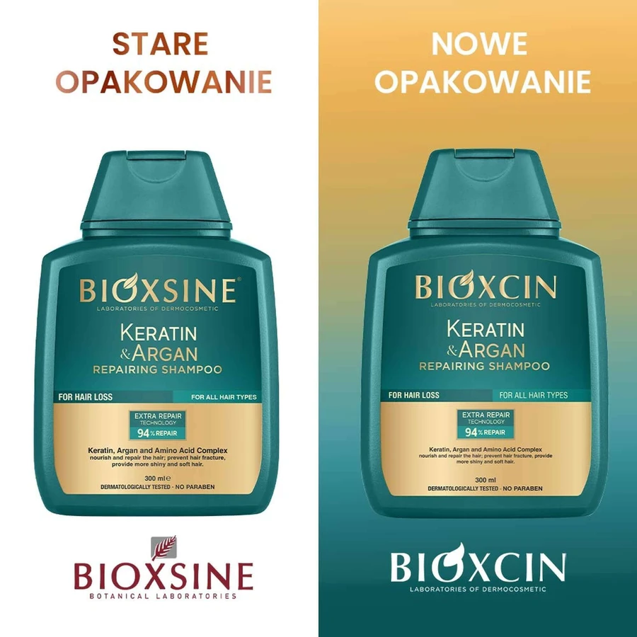 Bioxcin Кератин та Аргана, відновлюючий шампунь, 300 мл: ціни та характеристики