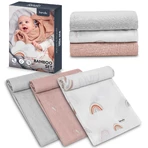 Lionelo Bamboo Set Rainbow, бамбуковые детские подгузники, 70 x 70 см, 3 штуки: цены и характеристики