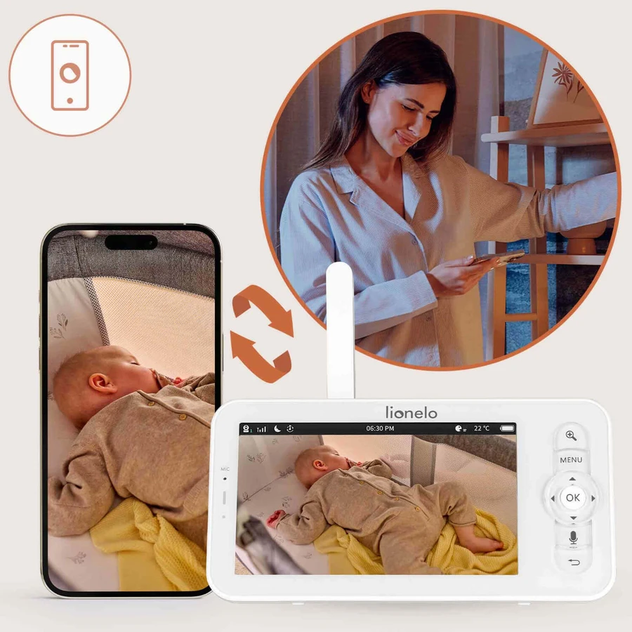 Lionelo Babyline 9.2 AI, электронная няня: цены и характеристики