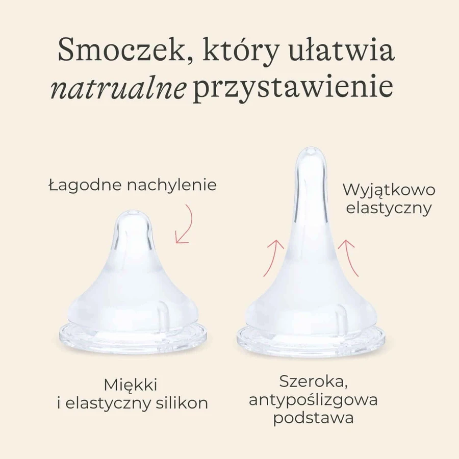 Соска для пляшечки NaturalWave, силіконова, XS, дуже повільний потік, від народження, 2 шт.: ціни та характеристики