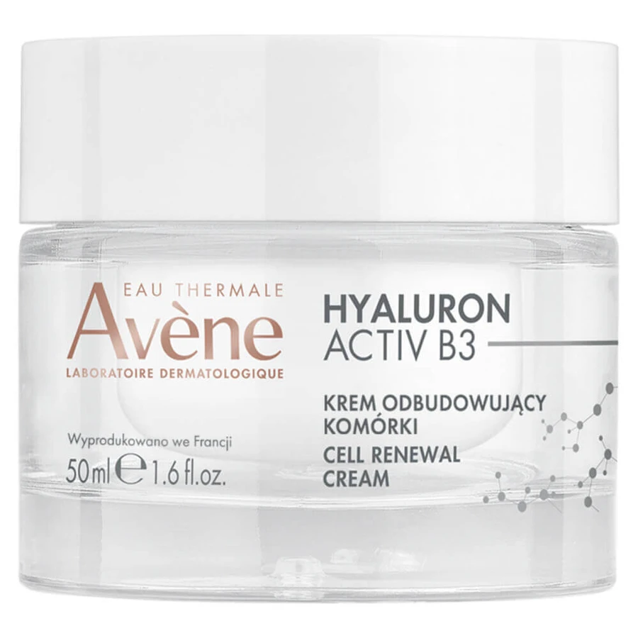 Avene Hyaluron Activ B3, крем против морщин, восстанавливающий клетки, 50 мл + сыворотка-филлер для лица, 10 мл бесплатно: цены и характеристики