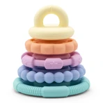 Jellystone Designs, силиконовый прорезыватель, маленькая башня, пастель, с 3 месяцев, 1 шт.: цены и характеристики