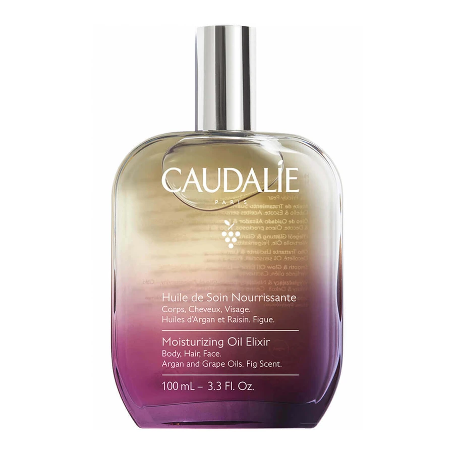 Caudalie, живильна олія для догляду за тілом, обличчям та волоссям, 100 мл + відновлювальний крем для рук та нігтів, 75 мл безкоштовно: ціни та характеристики
