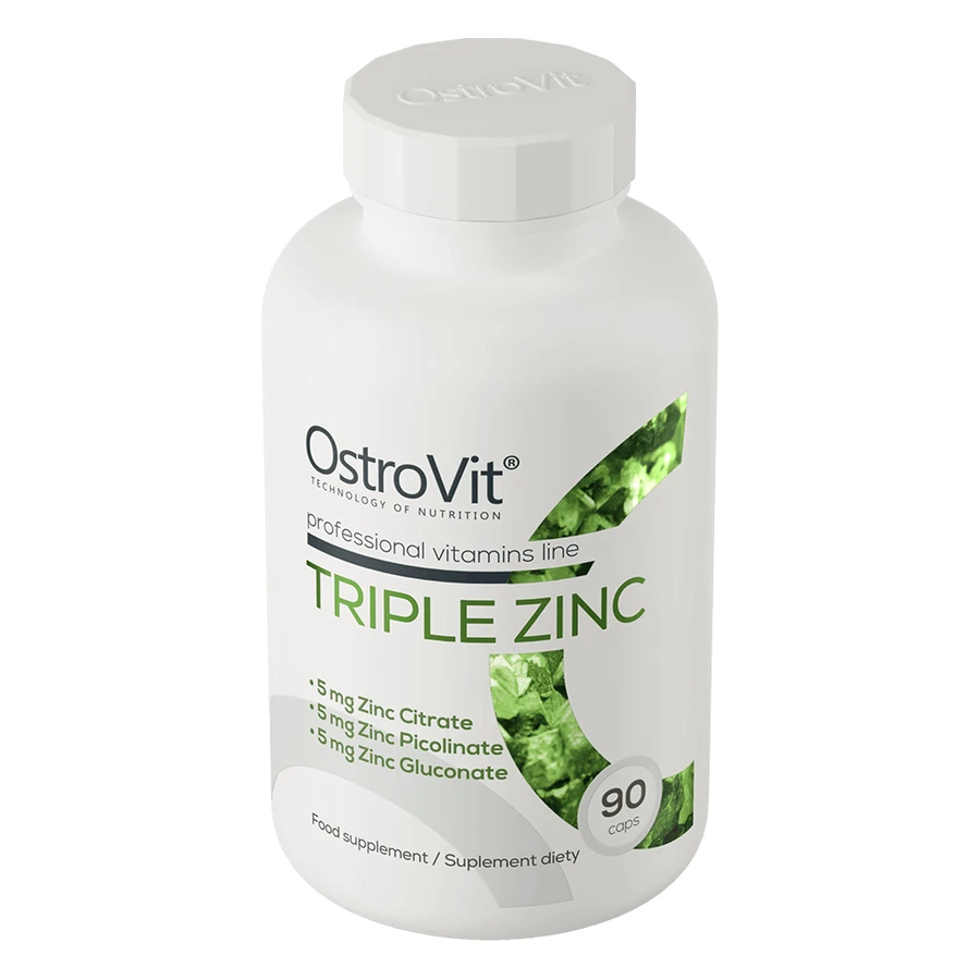 OstroVit Triple Zinc, цинк, 90 капсул: цены и характеристики