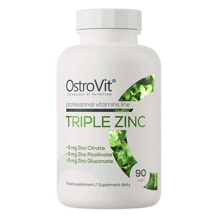 OstroVit Triple Zinc, цинк, 90 капсул: цены и характеристики