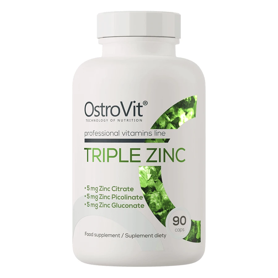OstroVit Triple Zinc, цинк, 90 капсул: цены и характеристики