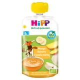HiPP, фруктовый мусс, манго и банан с манкой, после 6 месяцев, 100 г