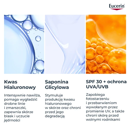 Eucerin Hyaluron-Filler, денний крем проти зморшок з гіалуроновою кислотою, для всіх типів шкіри, SPF 30, резерв, 50 мл: ціни та характеристики