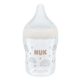 NUK Perfect Match, пляшечка від кольок з силіконовою соскою, розмір S, веселка, від народження, 150 мл