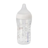 NUK Perfect Match, пляшечка від кольок з силіконовою соскою, розмір M, веселка, від 3 місяців, 260 мл