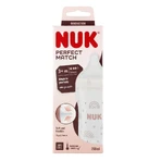 NUK Perfect Match, пляшечка від кольок з силіконовою соскою, розмір M, веселка, від 3 місяців, 260 мл: ціни та характеристики